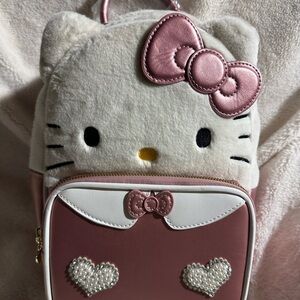 Her Universe Sanrio Hello Kitty Furry Backpack: NWT